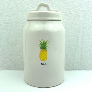RAE DUNN Pina Pineapple Canister with Lid